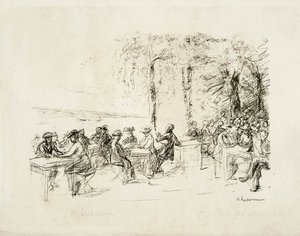 Giardino del caffè sull